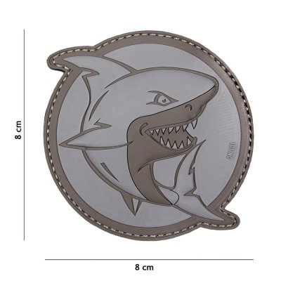 Zoom image of Velcro patch - Attaching shark grey
