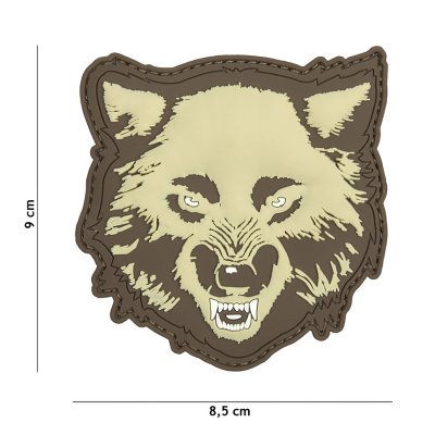 Zoom bild av Kardborrepatch - Wolf coyote