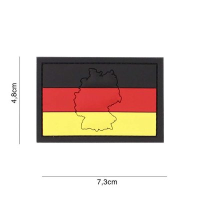 Zoom image of Velcro patch - Germany with contour