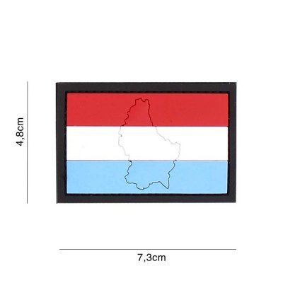 Zoom image of Velcro patch - Luxembourg with contour