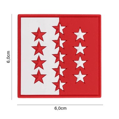 Zoom image of Velcro patch - Switserland Valais 13 stars