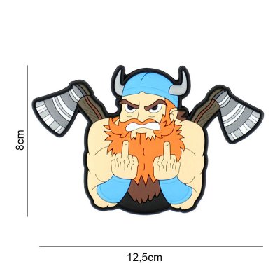 Zoom image of Velcro patch - Angry Viking