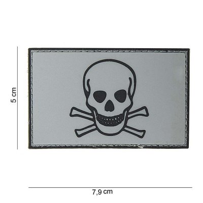 Zoom image of Velcro patch - Skull and Bones
