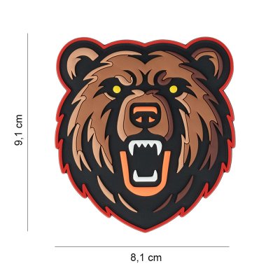 Zoom image of Velcro patch - Grizzly bear