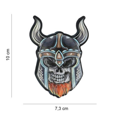 Zoom image of Velcro patch - Skull viking
