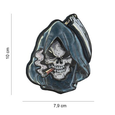 Zoom image of Velcro patch - Skull Grim reaper