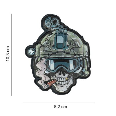 Zoom image of Velcro patch - Skull Operator