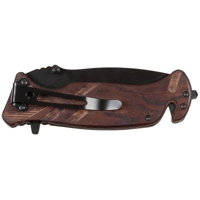 Zoomaa kuva kohteesta Taittoveitsi puisella kahvalla & Sytytysteräs 