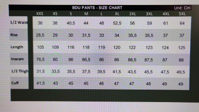 Zoom bild av Bdu byxor sandfärgade