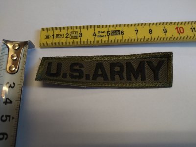Tygmärke US army