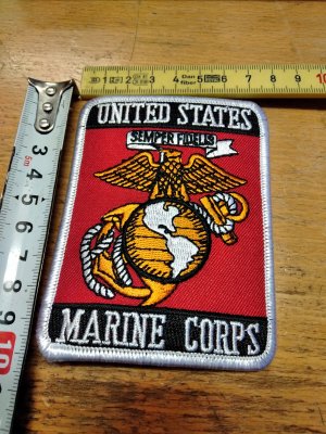 Tygmärke Marine Corps