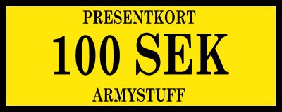 Zoom image of Gift card - 100 Sek