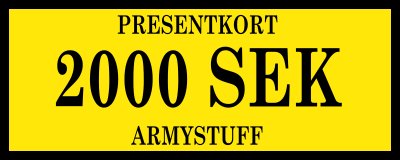 Zoom image of Gift card - 2000 Sek